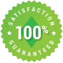 100% satisfaction guaranteed
