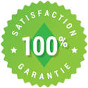 100% satisfaction guarantie